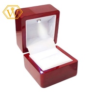 [W]Rings Display Box Storage Soft Veet Tray Case Holder Stand Display Storage Box Show Jewelry Organ