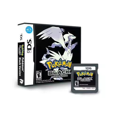 USA Pokemon Black and White 1 2 Combined Card Combined Card With Box Cassette DS Pokemon Game Card f