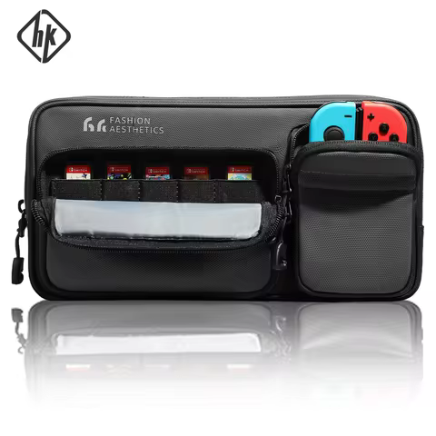 HK Lightweight Crossbody Bag For Men Waterproof Shoulder Messenger Bag Compatible With Handheld Game