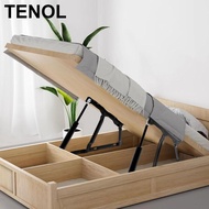 [TENOL] Iron Hydraulic Gas Lift Hinge Storage Bed Lift Up Furniture Hardware Kit for Sofa Bed Wardro