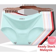 🌈Ready Stock Malaysia🌈 Seluar Dalam Wanita Seamless Ice Silk Women Panties Underwear 女 内裤 內褲 底褲 冰丝 无