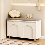 Shoe Cabinet Cream Style Shoe Changing Bench Can Sit On Shoe Rack Shoe Cabinet Bench Integrated Shoe
