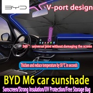 BYD M6 Seal 6  Windshield Sunshade Umbrella Front Window Installation Umbrella Suitable