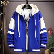 MEN'S OVERSIZED HOODIE SWEATER WHITE BENHUR COMBINATION BASIC HOODIE JUMBO S-6XL