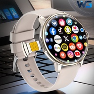 Android H88 Smart watch Women 5G With SIM Card Slot Amoled Screen Rotating Camera WIFI GPS Position 