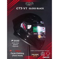 GLOSSY BLACK GILLE HELMET