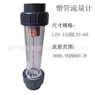 Glass Large Flow Flow Meter Plastic Pipe Equipment Rotor Pipe Type Water Treatment Panel Type Flow M