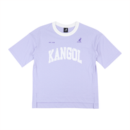 KANGOL T-shirt เสื้อยืดสกรีนโลโก้ KANGOL สีขาว ม่วง ผู้หญิง 64221005