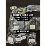 MITSUBISHI EVO 1- EVO 9,AIRTREK TURBO TIMING BELT SET ORIGINAL