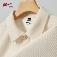 Warrior | เสื้อโปโล Waffle สีดำ หนัก