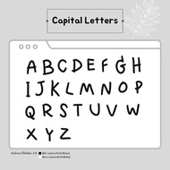 DFT Character Screen Press English Letter Sticker Large Print Design Your Own Printing