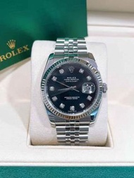 [現貨]Rolex Datejust勞力士日誌 116234 黑盤鑽 36mm 表徑 自動機械 18K白金狗牙圈 單錶 rolex/rolex submariner/rolex datejust/ro