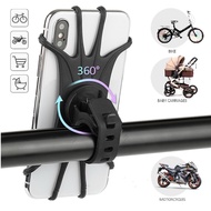 Universal Bicycle Mobile Phone Holder Silicone Motorcycle Bike Handlebar Stand Mount Bracket