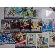 [GS FUNNY SHOP] 1 Genuine Weiss Schwarz Sword Art Online Card - SAO - Sinon - JP
