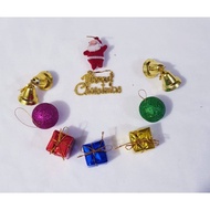 MERRY CHRISTMAS ORNAMENTS CONTAINS 9 TYPES