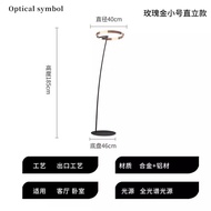 Living Room Floor Lamp Classy Accessible Luxury Curved Rod Circle Lamp Designer Night Fish Luring La
