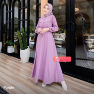 GAMIS POLOS WANITA TERBARU GAMIS CRINKLE AIRFLOW PREMIUM DRESS WANITA DEWASA  / GAMIS BUSUI FRENDLY 