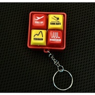 Boeing Cockpit SoundsSimulator Keychain