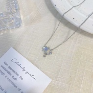Shining Gemini Phantom Star Necklace ins Student Light Luxury Niche Niche High-End Collarbone Design
