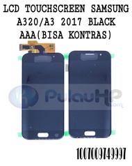 LCD TOUCHSCREEN SAMSUNG A320/A3 2017 BLACK AAA BISA KONTRAS