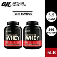 [TWIN BUNDLE] Optimum Nutrition Gold Standard 100% Whey Protein (5lbs) x 2