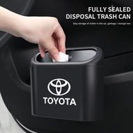 Car Trash Can Bin Auto Interior Door Organizer Garbage Holder Storage Box For Toyota Noah Rush Voxy Rav4 Prado Corolla Chr Auris Avensis Camry Yaris Avalon Car Accessories