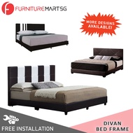[FurnitureMartSG] Milton Series Divan Bed Frames In 5 Designs
