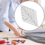 dusur Multifunctional Sewing Ruler Fabric Cutting Ruler Acrylic Quilters Ruler 60 Degree Quilting Te