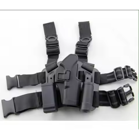 Tactical Gun Holster for Glock 17 19 USP 1911 M92 P226 Outdoor Hidden Leather Holster Real CS Gun Le