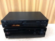 Yamaha CDX-490 CD player &amp; AX-392 amplifier hi-fi Music system 音響組合