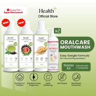 [Health+ Official] Health+ OralCare Mouthwash 3 Mix Flavours + Dr Forest Toothpaste 2pc