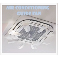 Cassette Aircond Guide Fan Central Aircond Wind Guide Fan Aircond Fan Cassette Fan 360° Fast Cooling