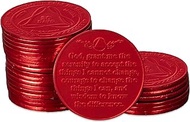 Sobriety Mint Infinity Aluminum AA Meeting Newcomer Sobriety Chips/Coins/Tokens - Bulk Sets of 25 Me