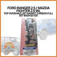 FORD RANGER 2.5 / MAZDA FIGHTER 2.5 WL TOP OVERHAUL SET GASKET CARBON FULL SET 8ASX-10-235
