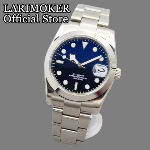 LARIMOKER 36mm/39mm Mens Automatic Mechanical Watch NH35 MIYOTA 8215 PT5000 Movement Sapphire Glass