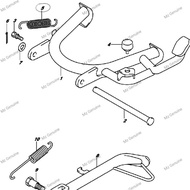 Per Standar Tengah-Spring Center Stand Suzuki Address Original SGP