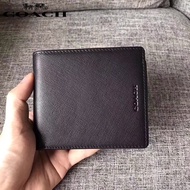 Coach new short wallet men folding wallet in stock 74771