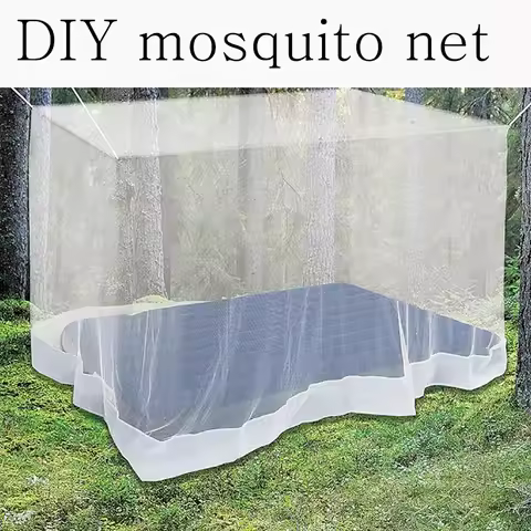 Tent Accessories Diy Mosquito Net 2m*3m 3*4 3*6 5*10 Outdoor Camp Huntting Hiking Fishing Garden Cam