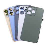 New For iPhone 13 Pro Max Battery Cover Rear Door Glass Panel For iPhone 13Pro Big Hole Back Glass H