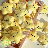 OPTIMISTI Plush Keyrings, Plush Little Star Star Playing Toys, Lovely yellow Star Plush Doll bag