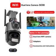 DOSEN HD 1080p V380 Pro wireless dual lens outdoor waterproof 360 cctv with audio and speaker IP Sec