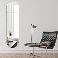 Full Length Wall Mirror Tiles, 4PCS Large Frameless Full Body Mirror Tiles, Non Glass Mirror Wall St