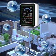 【MT】 Air Quality Meter PM1 0 PM2 5 PM10 CO2 TVOC HCHO Temperature and Humidity
