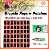 Cc Rubber Bike Tire Patch with Glue Bicycle Repair Patches 48Pcs/Set