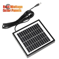 12V 2W Solar Panel Solar Garden Light Panel DIY Parts DC Port Solar Panel Battery Module for Battery