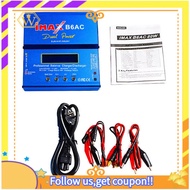 【W】For  B6AC 80W Balance Charger 2-6S T-Plug Multifunction Intelligent Model Battery Charger EU Plug