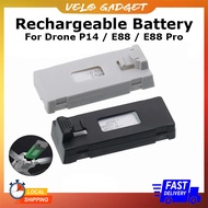 [Malaysia Stock] Rechargeable 1800mAh Battery For Drone P14 / E99 PRO / E88 Pro / E88 / P5 PRO / K3 