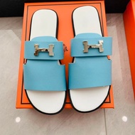KY2T Slippers New Style Cowhide Fashion Match Casual Style Hundred Slippers Beach Men Sandals