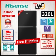 [FREE SHIPPING] Hisense (206L / 240L / 320L) 2 Door Top Freezer Inverter Fridge Refrigerator RT218 R
