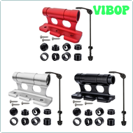 VIBOP Quick Release Bicycles Front Fork Bracket Car Roof Rack Aluminum Alloy Bike Block Fork Mount with Adapters ABEPV